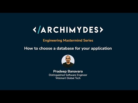 Engineering Mastermind #12: Selecting a DB Reference Architecture