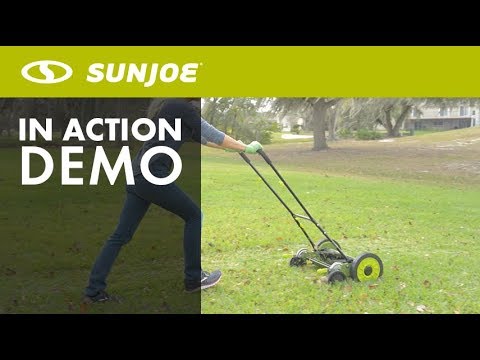 Sun Joe MJ500M Manual Reel Mower w/ Grass Catcher