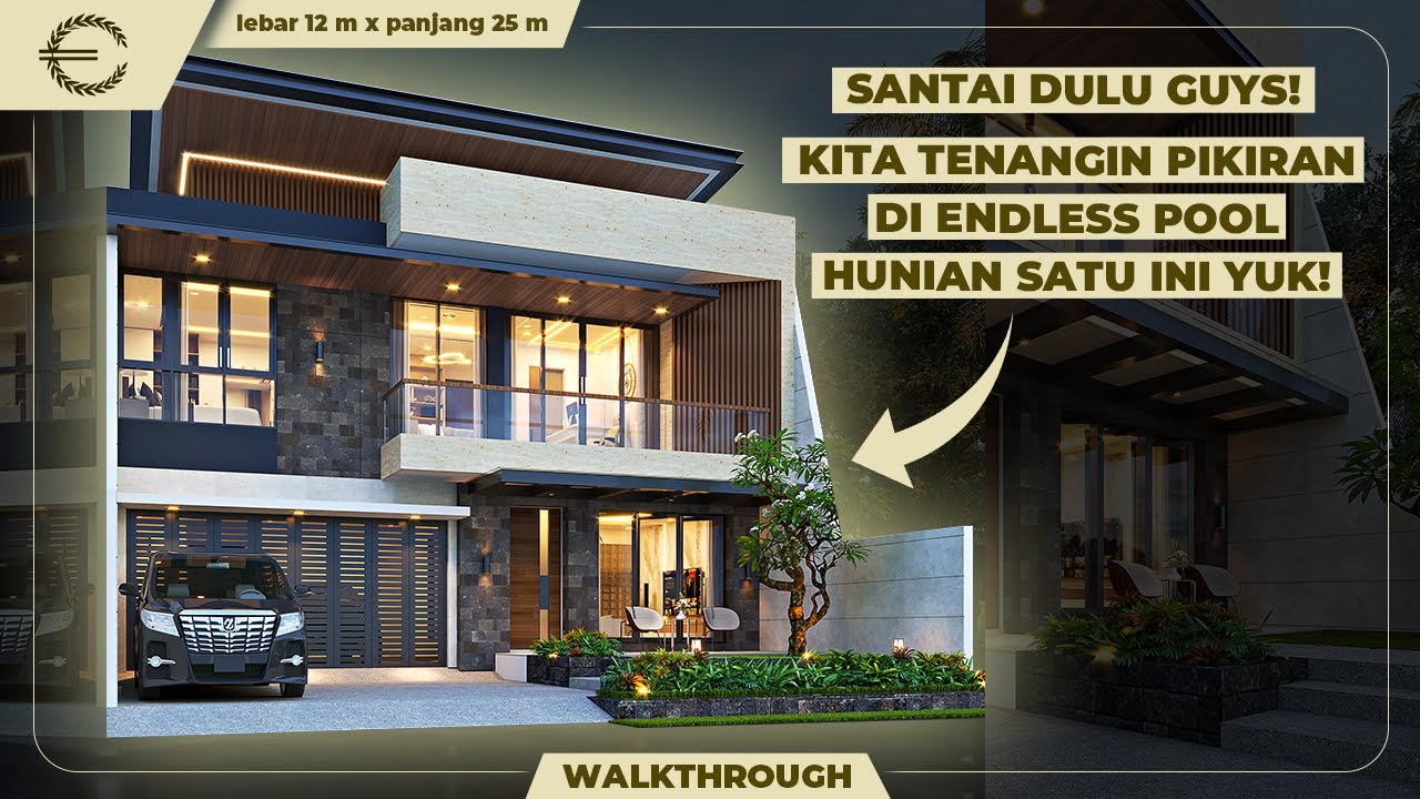 Video 3D Desain Rumah Modern 2 Lantai Bapak Daniel - Jakarta