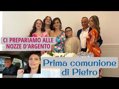 Prima comunione di Pietro/ io e Francesco ci prepariamo per i 25 anni di matrimonio *