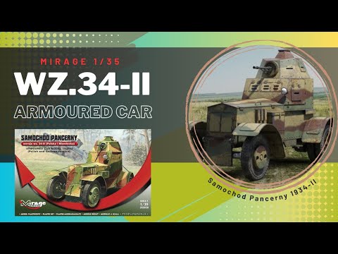 1/35 Mirage WZ-34-II Armoured Car - Double build - Samochod Pancerny