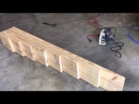1st YouTube video about how much weight can a 2x12 ramp hold