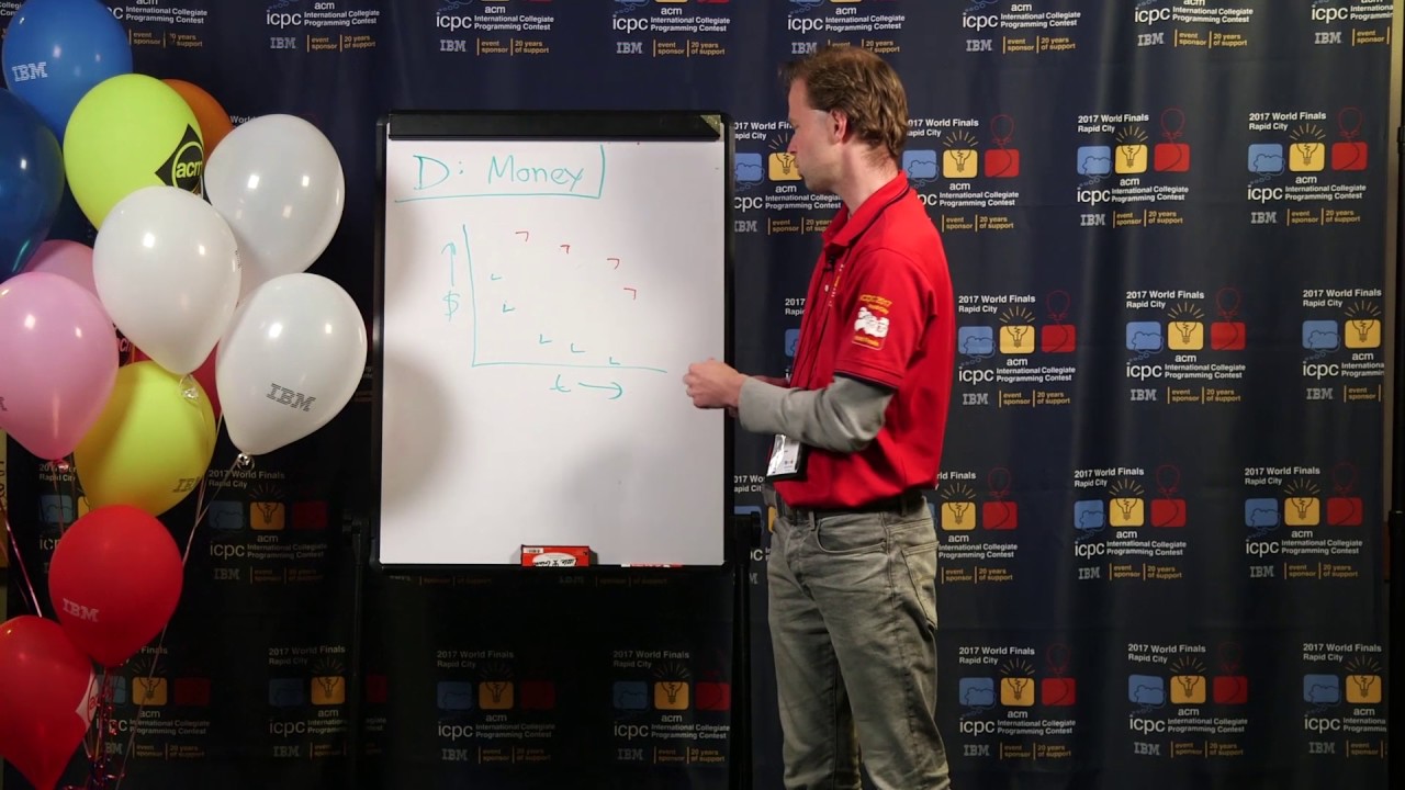 2017 Solution video; Problem D. Money for Nothing