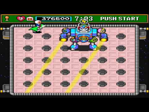 Super Bomberman 3 Final Zone Boss - Bagular & Bomberzord
