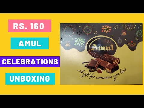 New Amul Chocolate Gift Box |Diwali Special | Dark chocolate | A gift for someone you love |unboxing