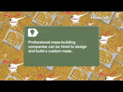 How to Make a Straw Bale Maze