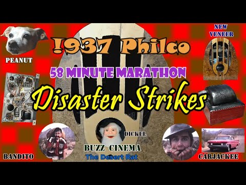 1937 Philco Model  37-93 Part 3 Restore