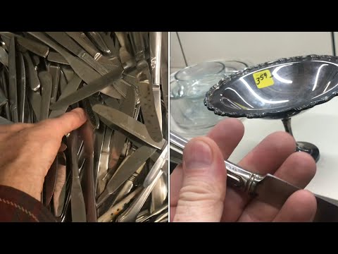 finding SILVER at the thrift store is “tricky” (some tips)