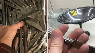 finding SILVER at the thrift store is “tricky” (some tips)