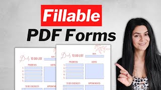 Fillable PDF Form Tutorial | Create Fillable Forms Online for FREE