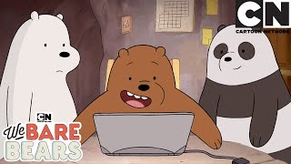 Grizz Goes Viral! | We Bare Bears | Cartoon Network | Cartoons for kids