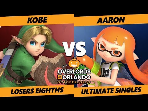 Overlords SSBU - RG | Kobe (Young Link) Vs. Aaron (Inkling) Smash Ultimate Tournament Losers Eighths