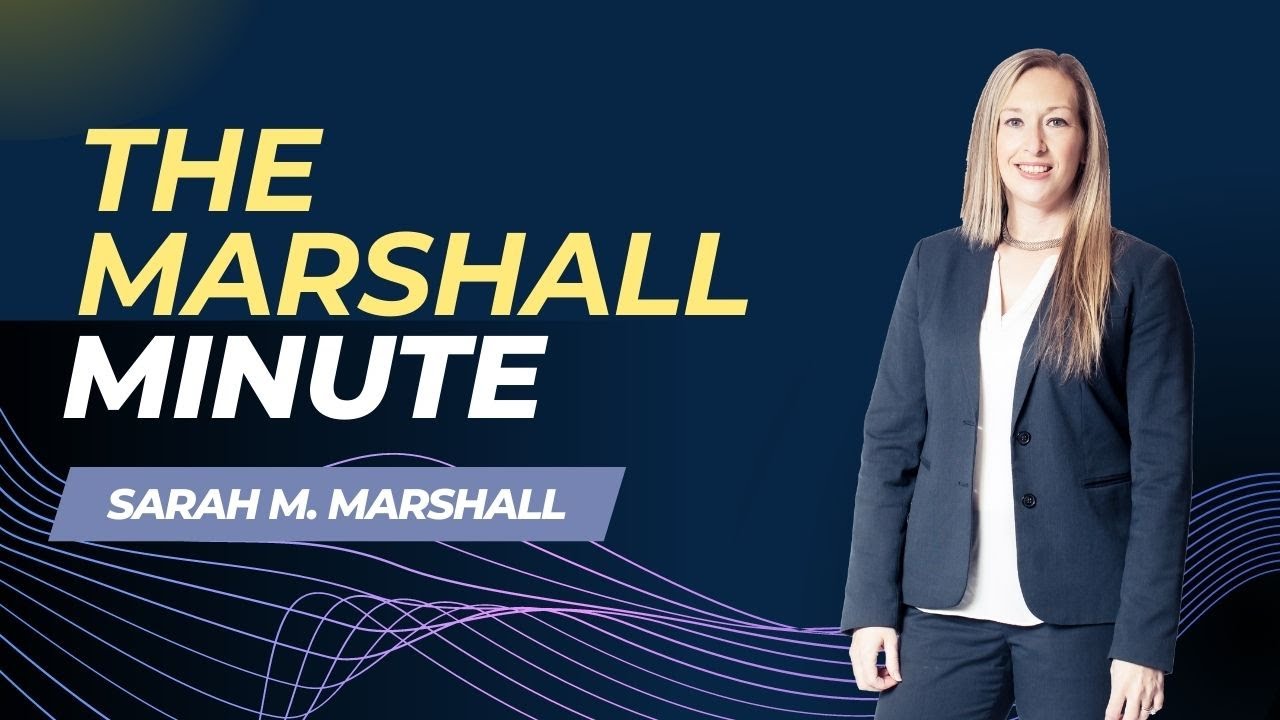 The Marshall Minute - Introducing Sarah Marshall