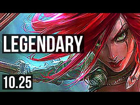 KATARINA vs YONE (MID) | 8 solo kills, 1500+ games, Legendary, 1.8M mastery | EUW Diamond | v10.25