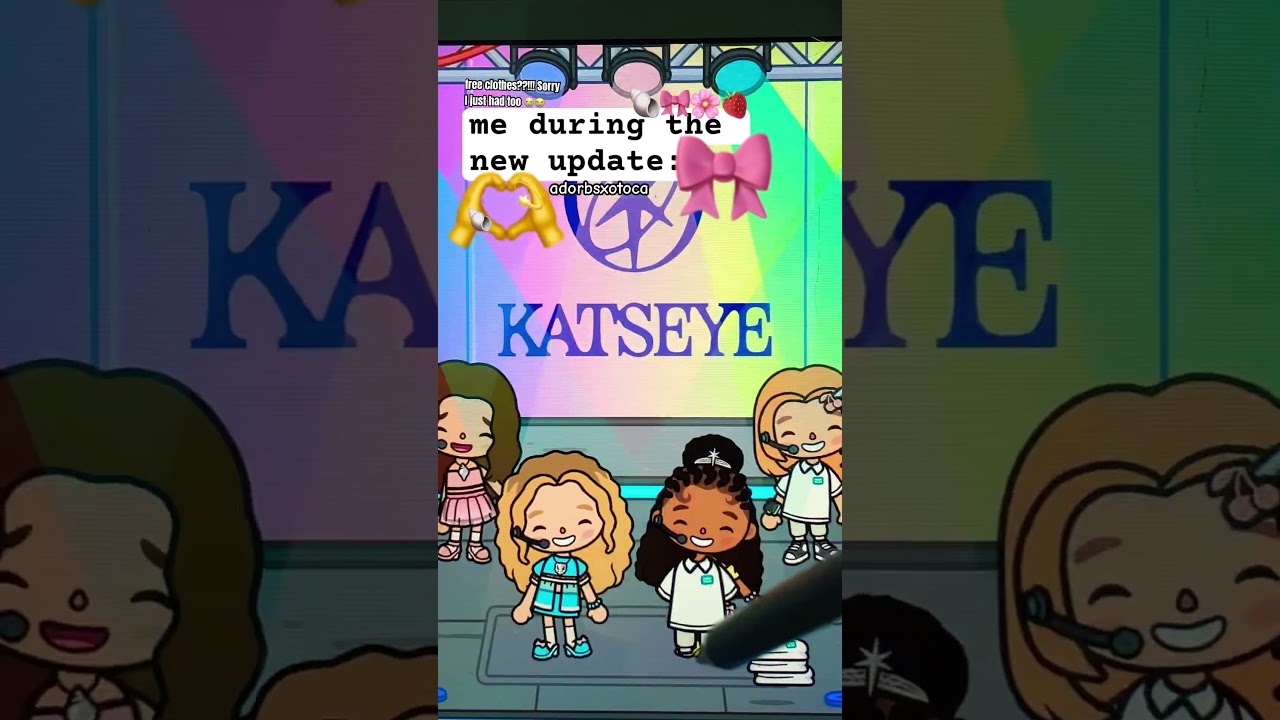 #tocaboca : me during the new update !! 🎀🌸🐚|| #aesthetic #funny #vlog #roleplay #fypシ゚viral