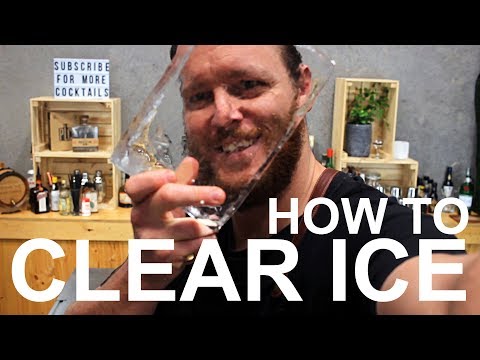 How to Make Perfectly CLEAR ICE at Home!