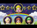 Mario Party Superstars Minigames 3 Players Rosalina Vs Daisy Vs Luigi Vs Peach