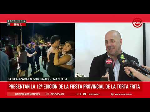 Presentación de la Fiesta Provincial de la Torta Frita en Gobernador Mansilla