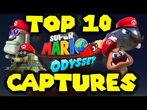 TOP 10 Captures in Super Mario Odyssey! Video