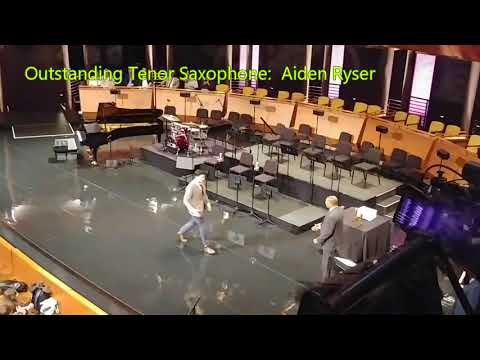 Roosevelt Jazz Band soloist awards at Essentially Ellington 2018