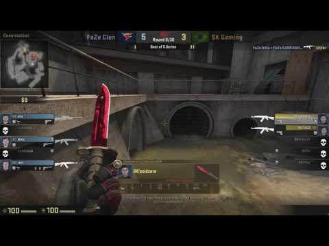 SK Coldzera INSANELY FAST 1v3 Clutch vs FaZe Overpass @ IEM SYDNEY GRAND FINALS