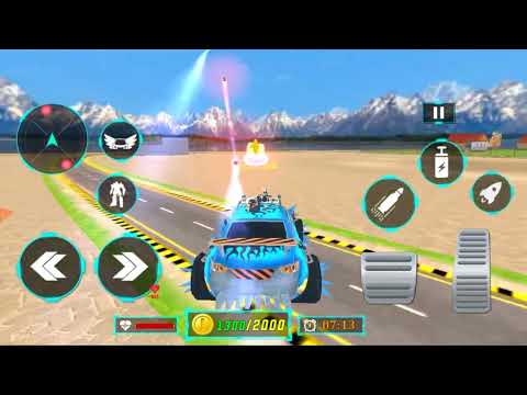 Police Dragon Robot Car Games - Android Gameplay #3
