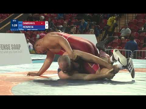 1/2 FS - 130 kg: B. DAMIRAN (MGL) v. M. NOWAK (USA)