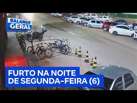 Ladrão furta bicicleta em academia enquanto dono treinava em Valparaíso de Goiás | Balanço Geral DF
