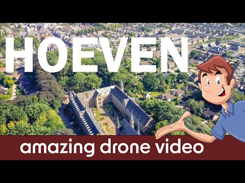 Hoeven Netherlands - clear aerial view DJI mini 2 4K