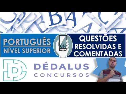 Questões Acentuação Banca DEDALUS -  PORTUGUÊS