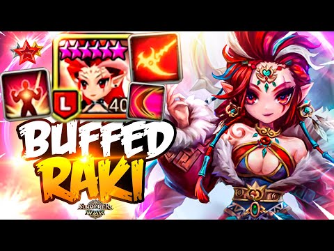 2 Turns Endure | BUFFED RAKI in Summoners War RTA