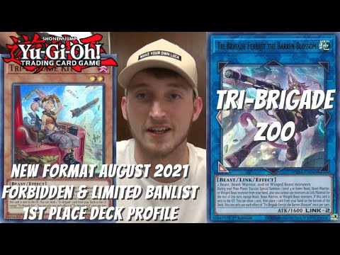 Yugioh New Format August 2021 Banlist Locals 1st Place Deck Profile - Tri-Brigade Zoo - Seth Strohm