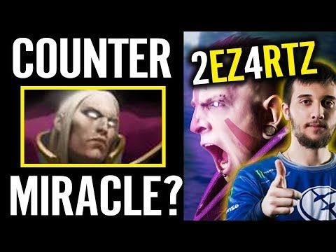 Arteezy AntiMage vs Miracle Invoker Too Easy for RTZ Counter Pick Hero Dota 2 Tactic