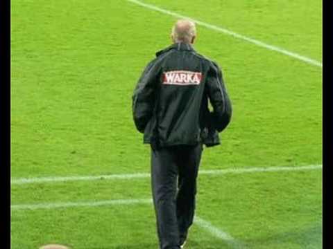 Trenerzy Wisły i Lecha podczas meczu