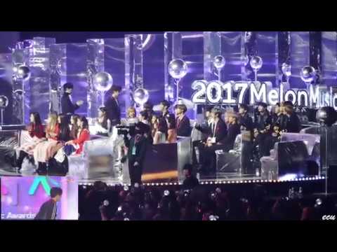 Idols React to BTS  Global Artist Awards MMA 2017