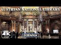 State Hall Of Austrian National Library Historic Library 4K Vienna Travel Walking Tour Guide