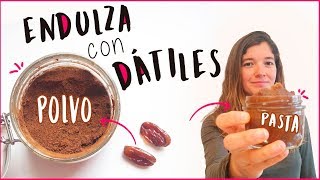 Cómo hacer azúcar de DÁTIL & pasta de DÁTIL | EL MEJOR ENDULZANTE 👩🍳