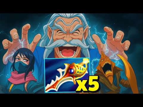 ENEMY TEAM EXPLODED FROM FOUNTAIN – GLOBAL ZEUS IS INSANE REFRESHER + 5 DIVINE 🔥