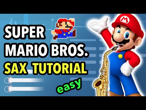 Mario Theme Sax Tutorial | Saxplained