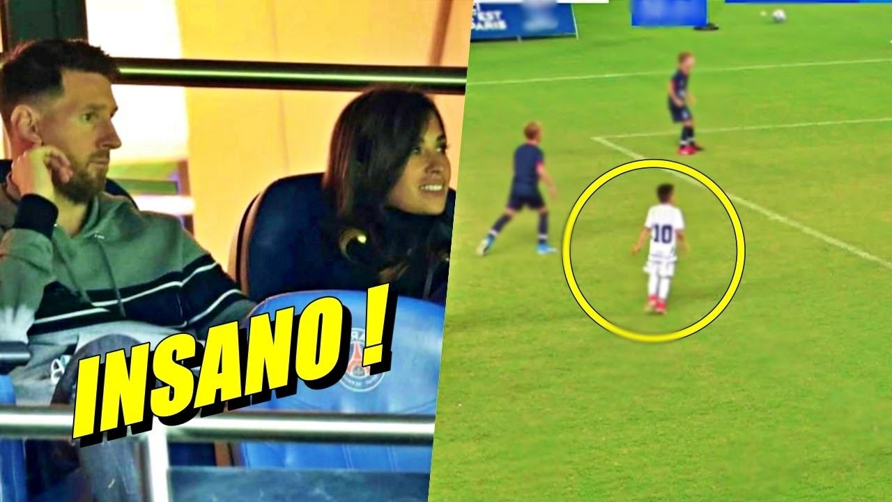 FILHO DO MESSI DE 6 ANOS CHOCA MUNDO COM GOL ABSURDO !