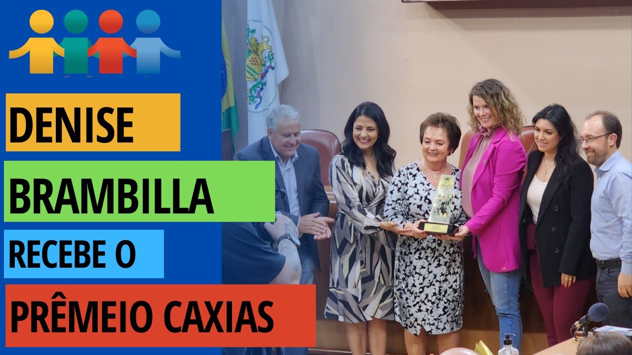 A CONVITE DA CÂMARA DE VEREADORES, MOBICAXIAS PARTICIPA DA OUTORGA DO PRÊMIO CAXIAS DO SUL À DENISE BRAMBILLA