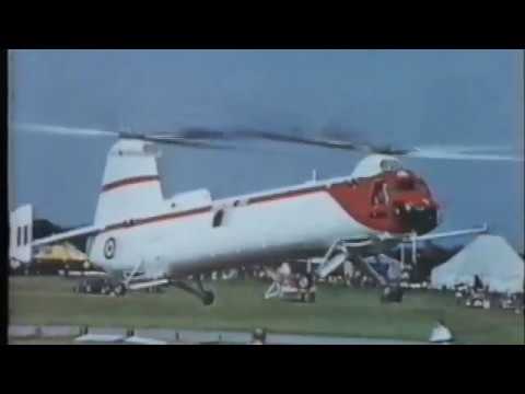 Farnborough Air Show 1959 - vertical flight clip