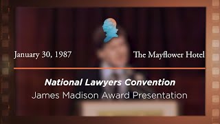 Click to play: James Madison Award Presentation [Archive Collection]
