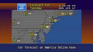 Weatherstar 4000 Forecast for Mount Holly, New Jersey and surrounding areas.