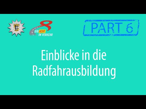 Einblicke in die Radfahrausbildung - KREISVERKEHR & SPIELSTRAßE