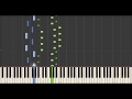 Yann Tiersen & Shannon Wright - Sound The Bells (Synthesia Tutorial)