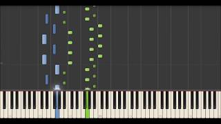 Yann Tiersen &amp; Shannon Wright - Sound The Bells (Synthesia Tutorial)