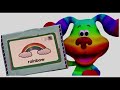 Blue S Clues Rainbow Puppy S Postcard O Rainbow Feature