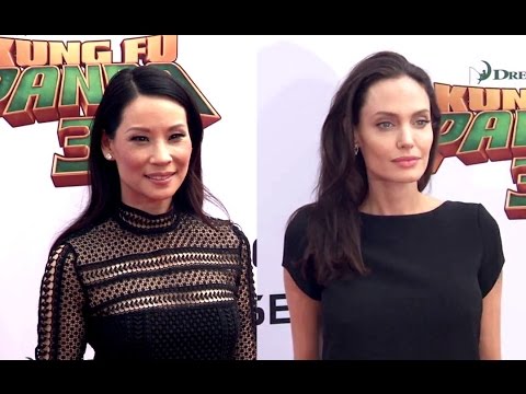 KUNG FU PANDA 3 World Premiere B-Roll (2016) Angelina Jolie, Lucy Liu