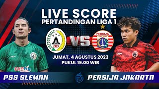 LIVE SCORE: Pertandingan Liga 1 antara PSS Sleman vs Persija Jakarta